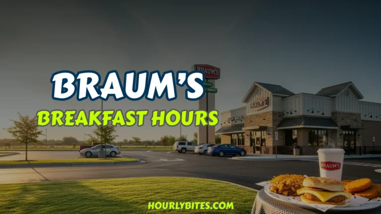 Braum's Breakfast Hours
