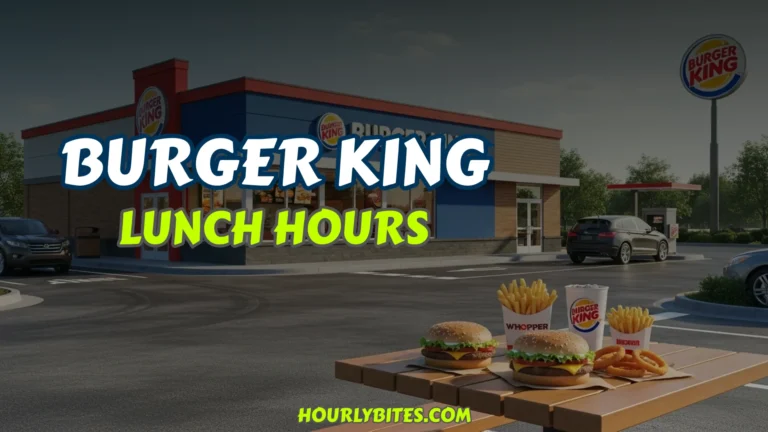 Burger King Lunch Hours