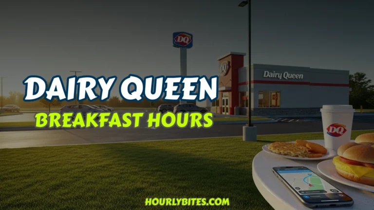 Dairy Queen Breakfast Hours