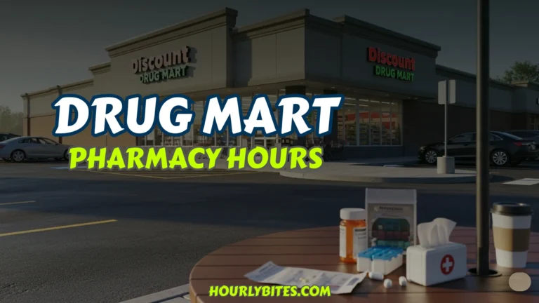 Drug Mart Pharmacy Hours