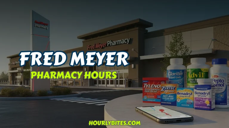 Fred Meyer Pharmacy Hours