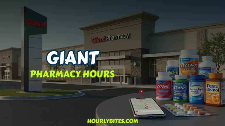 Giant Pharmacy Hours