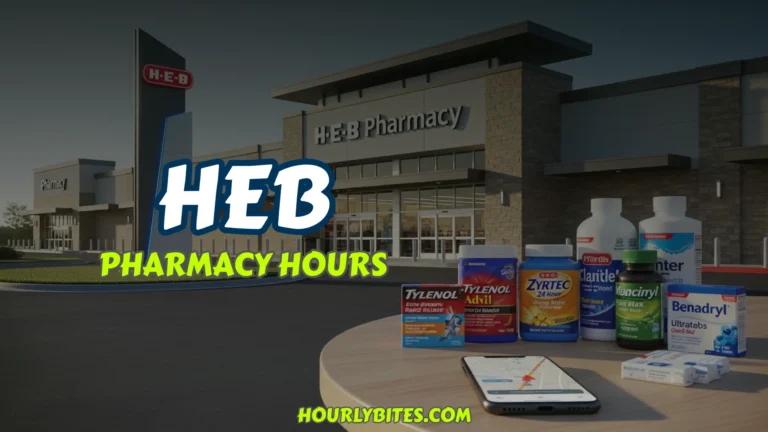 HEB Pharmacy Hours