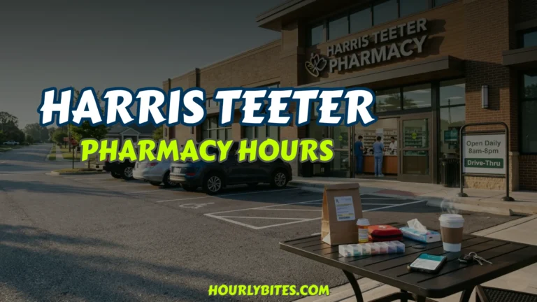 Harris Teeter Pharmacy Hours
