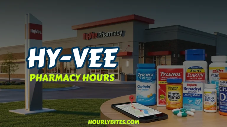 Hy-Vee Pharmacy Hours
