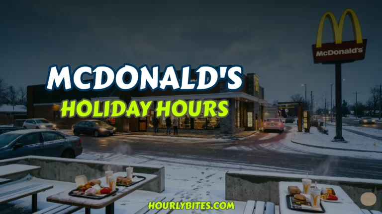 McDonald's Holiday Hours