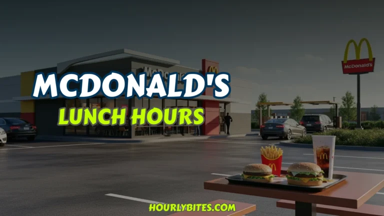 McDonald's Lunch Hours