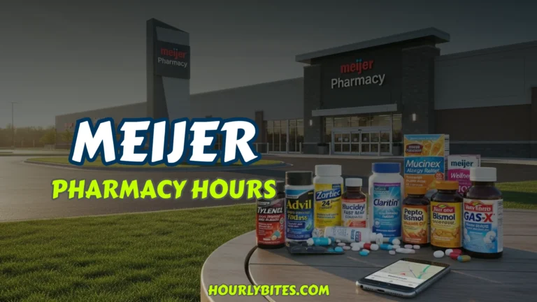 Meijer Pharmacy Hours