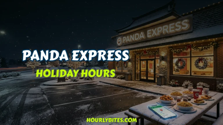 Panda Express Holiday Hours