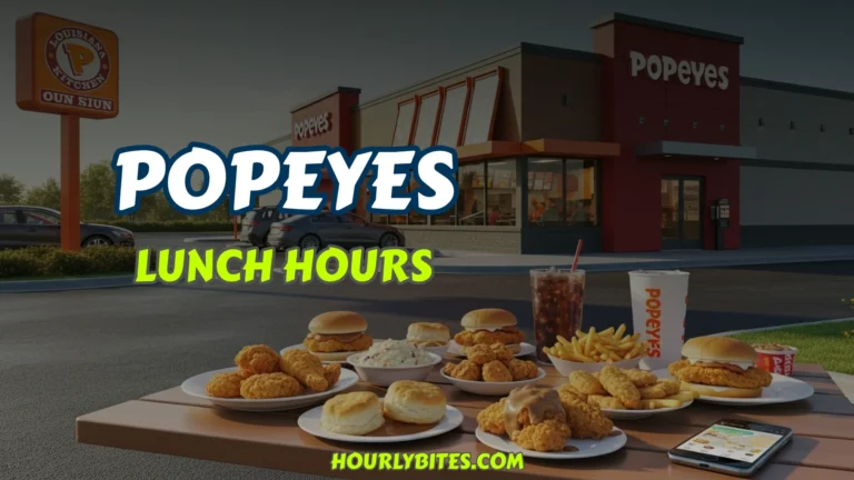 Popeyes Lunch Hours