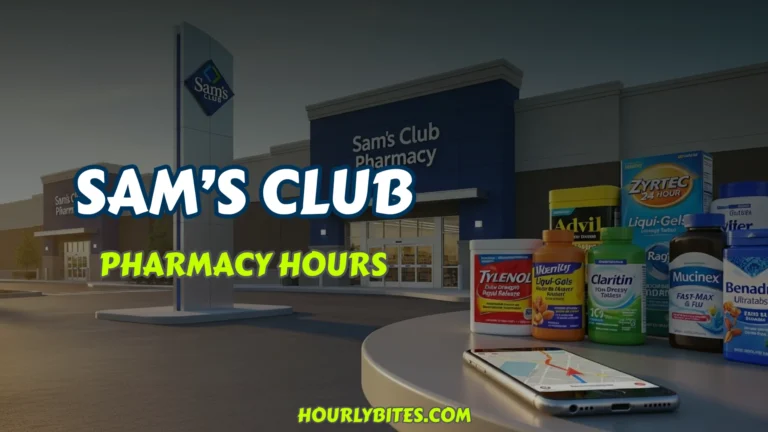 Sam’s Club Pharmacy Hours