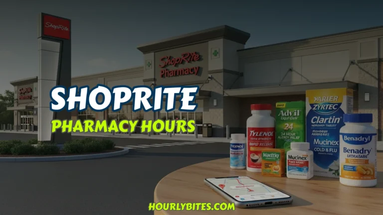 ShopRite Pharmacy Hours 2026: Full Schedule & Everything