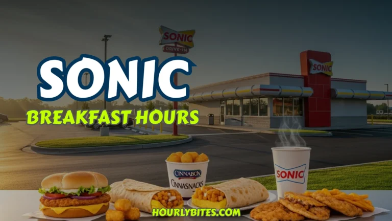 Sonic Breakfast Hours