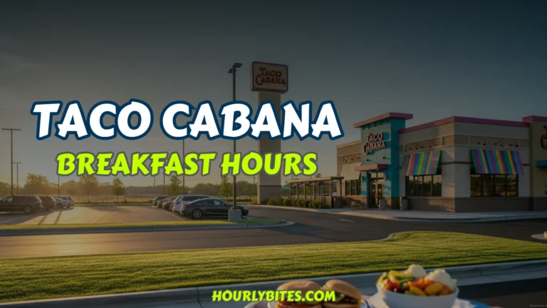 Taco Cabana Breakfast Hours
