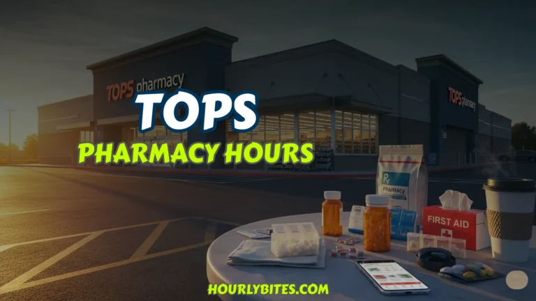 Tops Pharmacy Hours