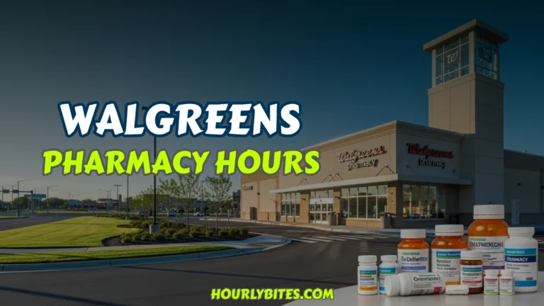 Walgreens Pharmacy Hours