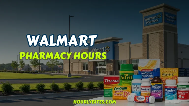 Walmart Pharmacy Hours