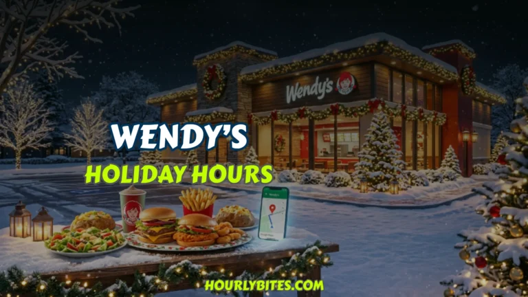 Wendy's Holiday Hours